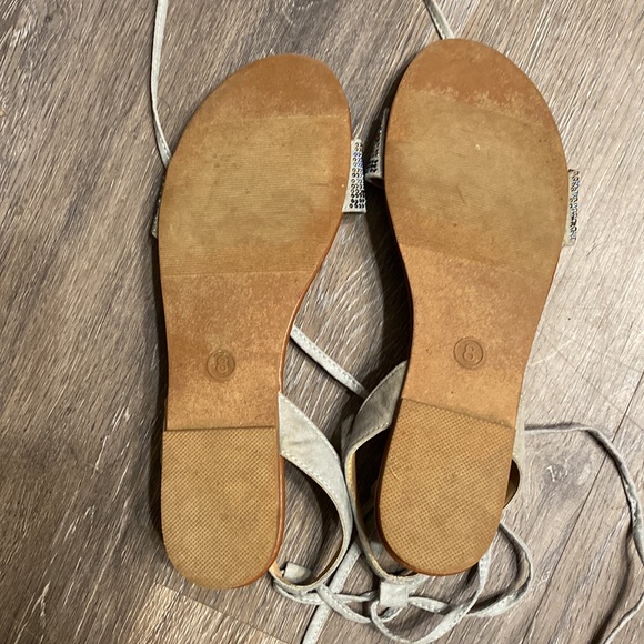 Candie’s Lace Up Sandals Size 8 - Picture 4 of 8